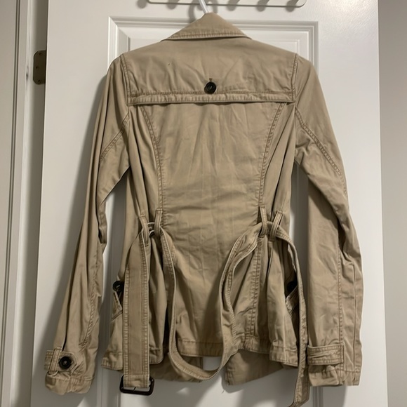 ABERCROMBIE & FITCH Trench Coat Mid-length - Picture 2 of 2